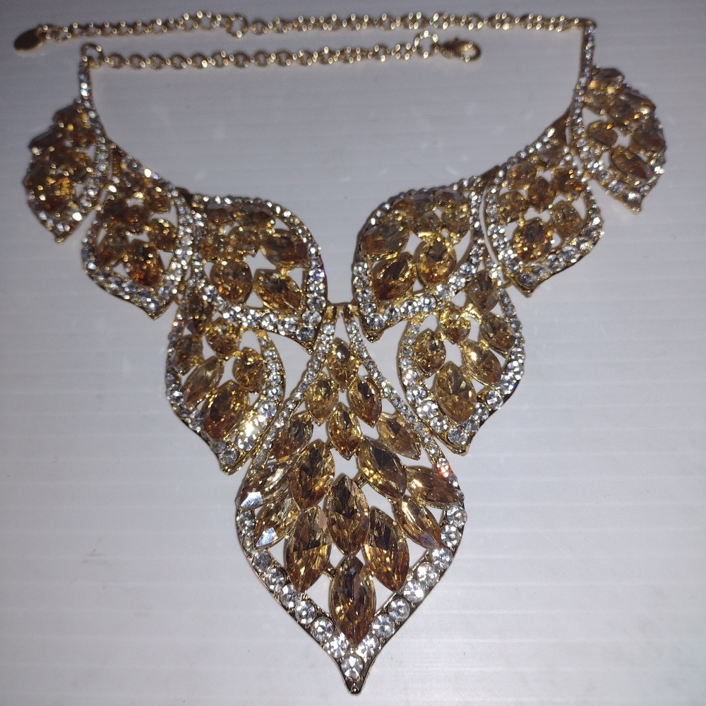 Women's necklace rhinestone